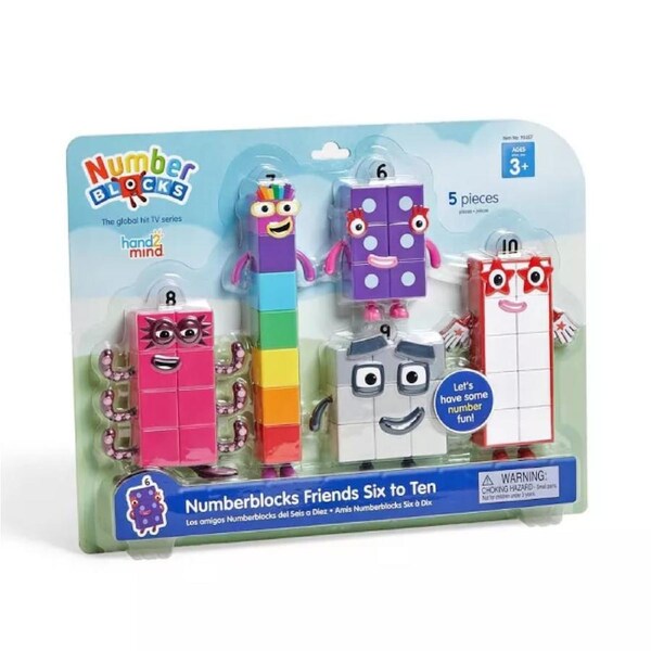 Numberblocks Friends Six to Ten Figure Set