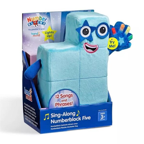 NumberBlocks Sing-Along Number Five Plush