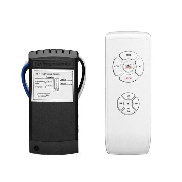 Ceiling Fan Remote Control Tool Kit Universal Wireless For Lamp Timing Home