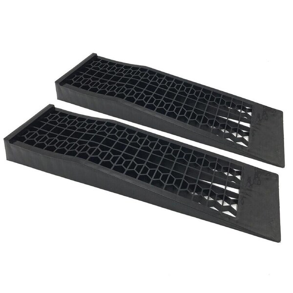 Super Low Profile Car Ramps Rise Antiskid Service Ramp - 1 Pair 3000kg
