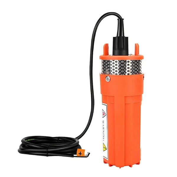 Head Submersible Solar Bore Pump 6LPM Deep Well Self-priming Irrigation - 70M
