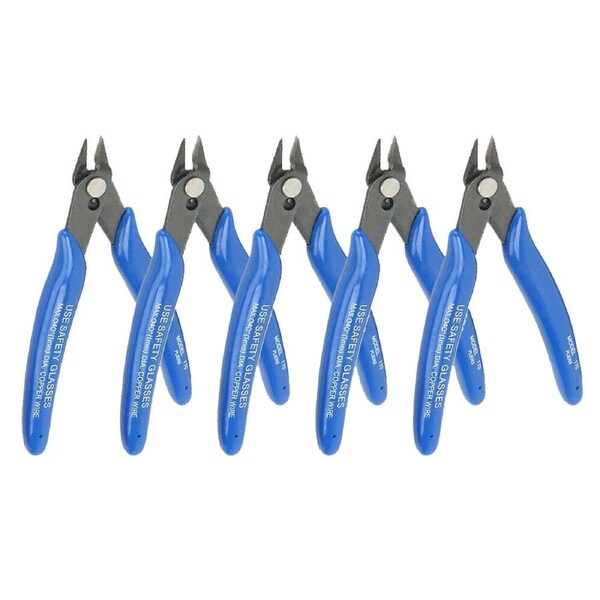 Flush Side Cutters Precision Shear Wire Snips Pliers Tool Mini Cable Cutter - 5x