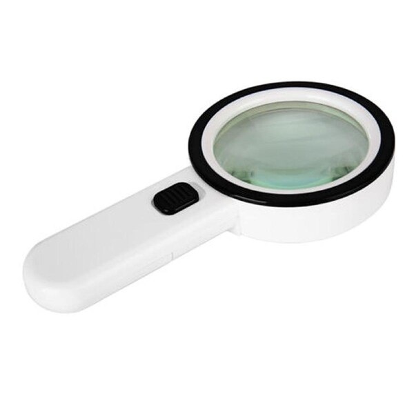 LED Magnifier Magnifying Glass With Light Handheld High Power Jumbo Loupe