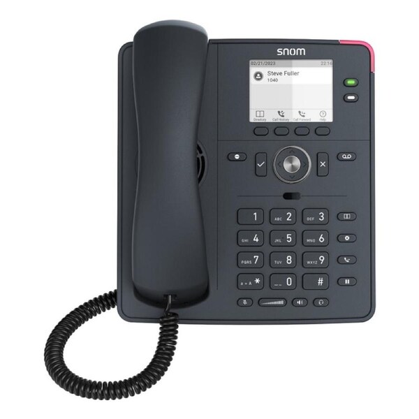 SNOM D140 DeskTelephone, PoE, HD Audio, Cost-effective, 2 SIP Identities, Low [4651]