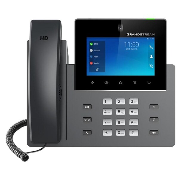 Grandstream 16 Line Android IP Phone, 16 SIP Accounts, 1280 x 800 Colour Touch 2 [GXV3450]