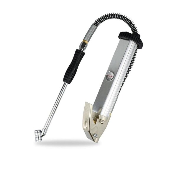 Professional Air Line Tyre Tire Inflator Deflator Tool With Gauge