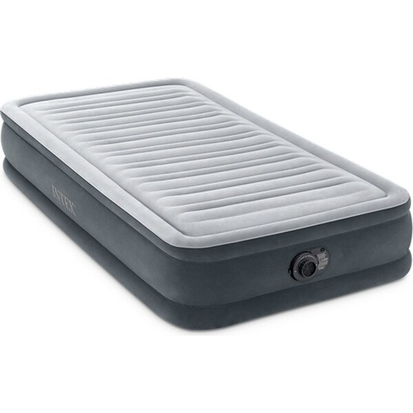Intex Twin Dura-Beam Comfort-Plush Inflatable Airbed With Bip 99x191x33cm