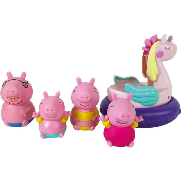 Peppa Pig - Tomy Toomies Peppa Pig Bath Toys Set