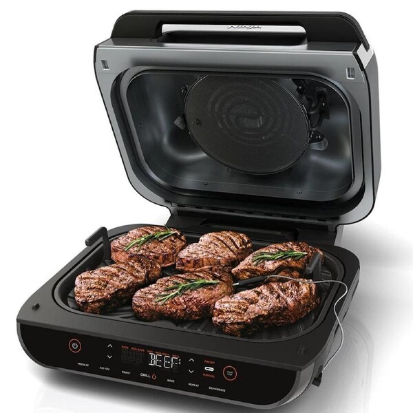 Ninja Foodi Smart XL Grill & AirFryer - Black/Silver AG551