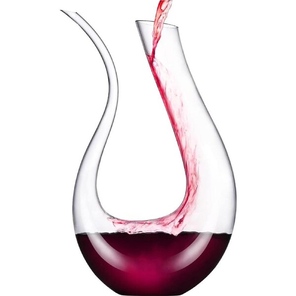 Lead-Free Wine Decanter Aerator Pitcher for Parties and Gifts