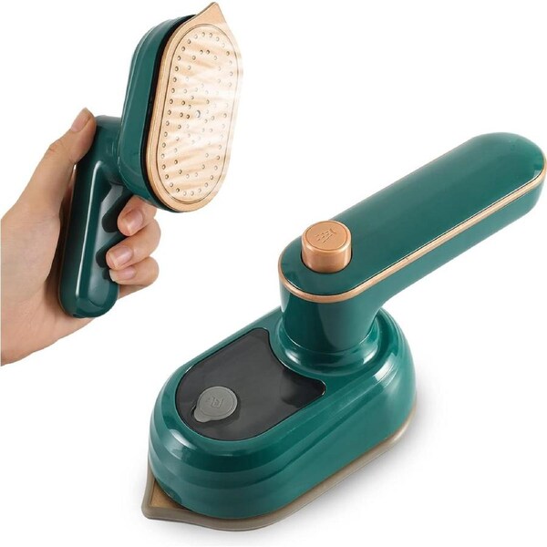 Mini Portable Hand-held Travel Iron for Home and Travel - Green
