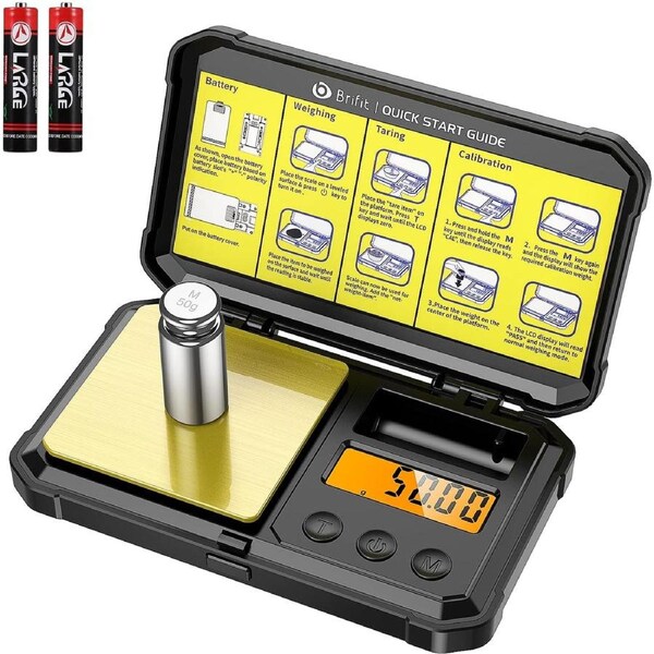 200g Digital Pocket Scale with Cal Weight and Tare