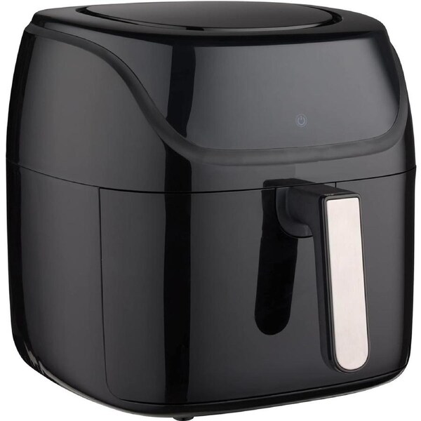 8L Air Fryer with 10 Pre-Set Functions, Digital Display, Dishwasher Safe - Black