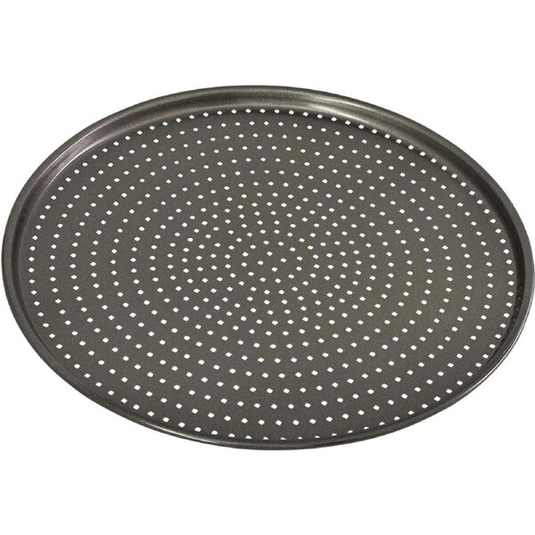 Non-Stick Pizza Crisper Tray for Perfect Crust - Grey