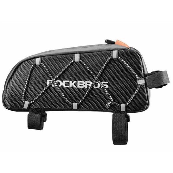 ROCKBROS Bike Top Tube Bags Waterproof Frame Bags Reflective MTB Front Tube Bag