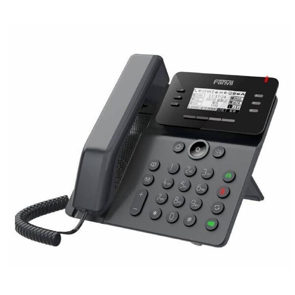 Fanvil V63 Essential Business Phone 2.7' Graphical Dot-Matrix Backlit Screen, Dual Gigabit Ports, PoE, 15 DSS Keys, 6 Lines, SBC Ready, 2 Year WTY