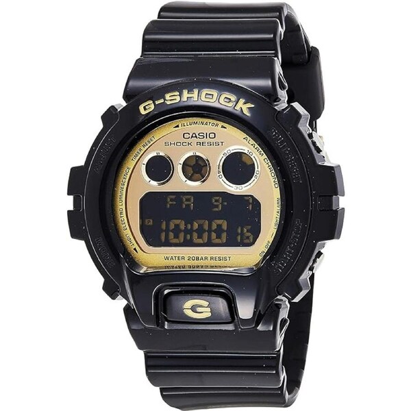 Casio G-Shock Tough Digital Mens ?Triple Graph? Military Inspired Black Watch DW-6900CB-1DS DW6900 DW-6900CB-1 DW-6900-1 2-Years Warranty