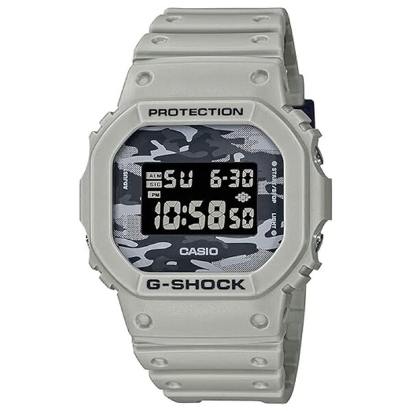 Casio G-Shock Mens Digital Watch DW-5600CA-8DR DW-5600CA-8 DW-5600 Camo Series 2-Years Warranty