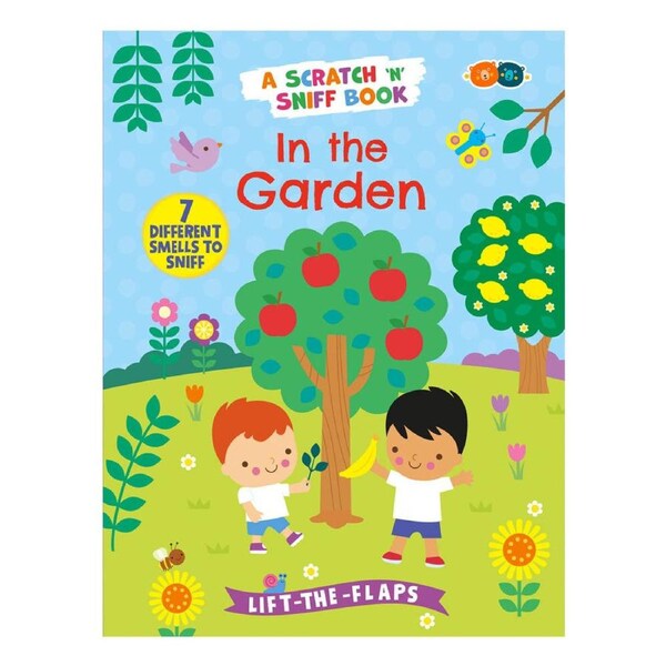 Buddy & Barney Scratch & Sniff Kids/Childrens Smell Book - In The Garden 1+