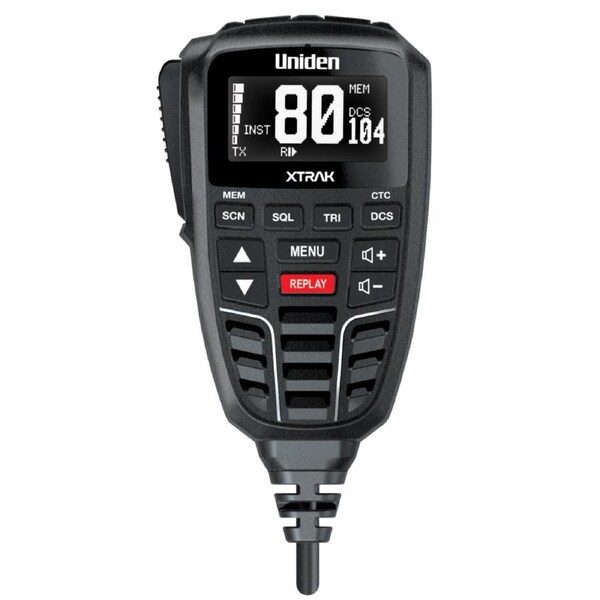 Uniden XTRAK 80 - Smart UHF Radio with Large OLED Display