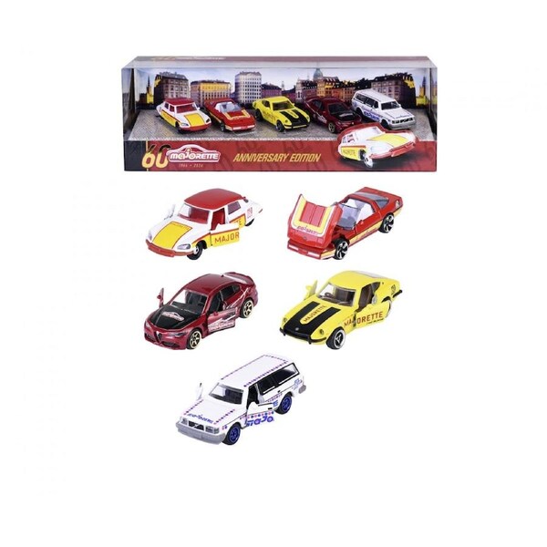 Majorette - 60th Anniversary Edition Series 5 Pieces Gift Pack