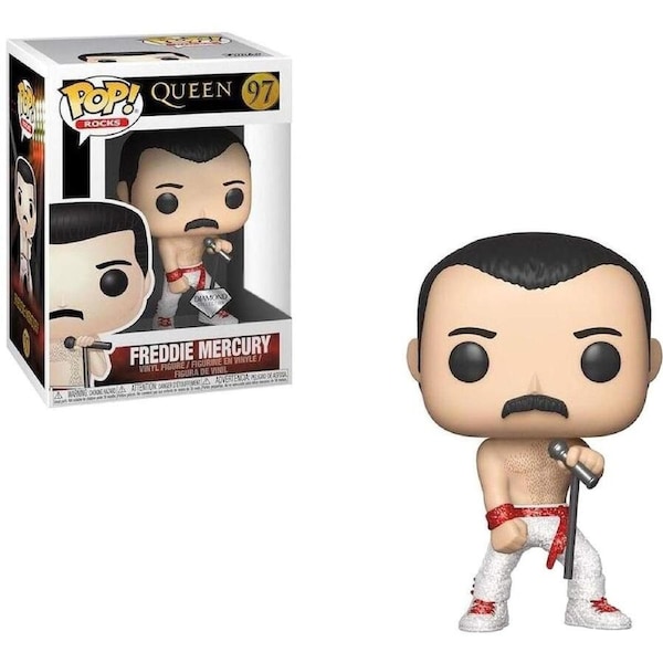 Funko Pop! Queen Freddie Mercury Diamond Collection #97 Viny Figure