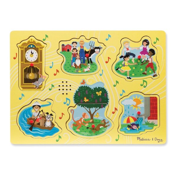 Melissa & Doug Sing-Along Nursery Rhymes 1 Song Puzzle