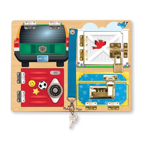 Melissa & Doug Lock & Latch Board