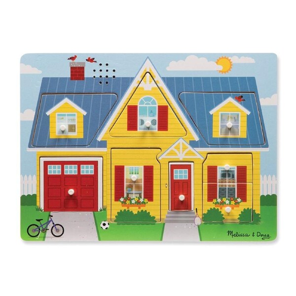 Melissa & Doug Around The House Sounds Puzzle