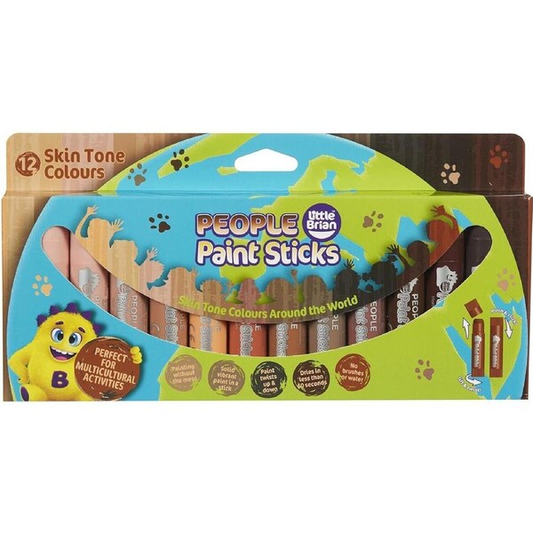 Little Brian - People Paint Sticks 12 Pack