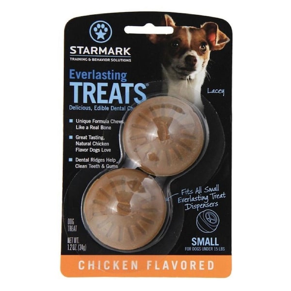 Everlasting Small Replacement Domed Dog Treats 2 Pack by Starmark