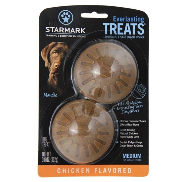 Everlasting Medium Replacement Domed Dog Treats 2 Pack by Starmark