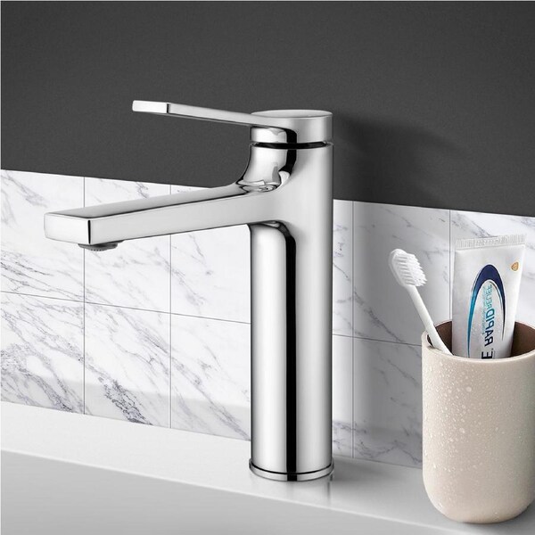 ACA Bathroom Taps Vanity Mixer Tap Basin Faucet Sink WELS Silver