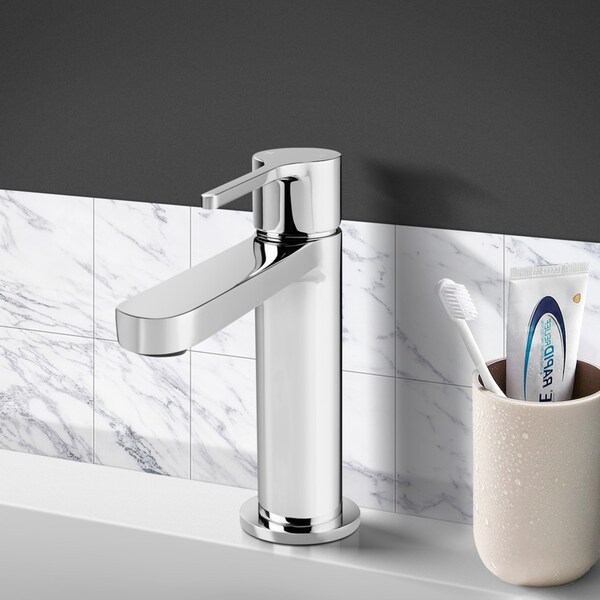 ACA Bathroom Basin Mixer Tap Brass Sink Bench Top Laundry Faucet Chrome WELS