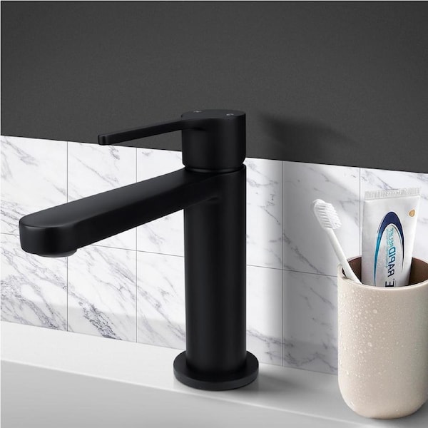 ACA Bathroom Basin Mixer Tap Brass Sink Bench Top Laundry Faucet Black WELS