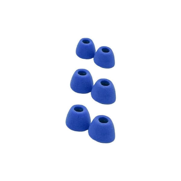 3 Pairs S/M/L of Blue Foam Earbud Tips for Apple Airpods Pro Generation I & II