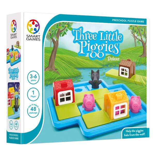 Smart Games Three Little Piggies Deluxe Educational Game