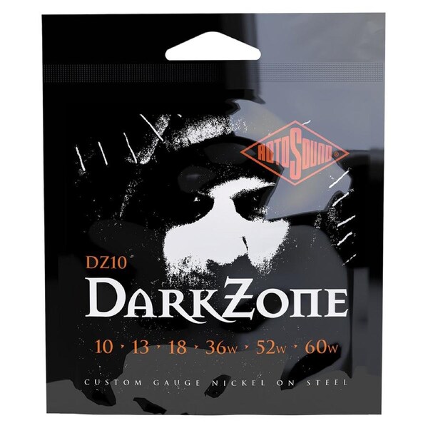 Rotosound DZ10 DarkZone 10-60 Nickel on Steel Electric Guitar Strings Set