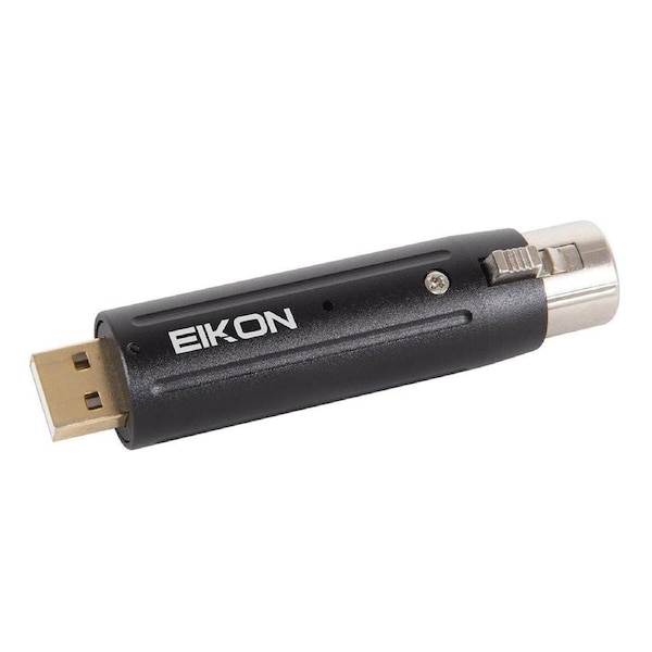 Eikon EKUSBX1 USB to XLR Audio Interface for PC/Mac Recording Studio