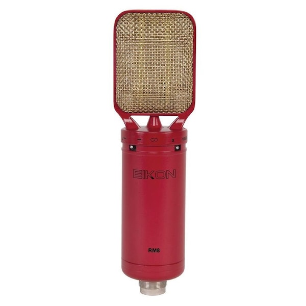 Eikon RM8 Ribbon Microphone with Shockmount, Windscreen, and Carrying Case