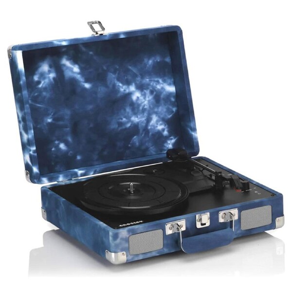 Crosley Cruiser Plus Bluetooth Turntable 3 Speed Retro Indigo Blue