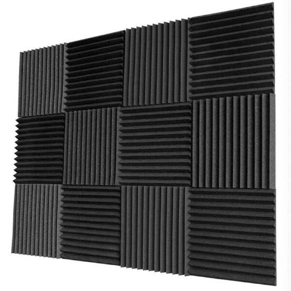 Audio Studio Acoustic Foam Sound Proofing Absorption Panel Wall Insulation Pad Small / 48PCS