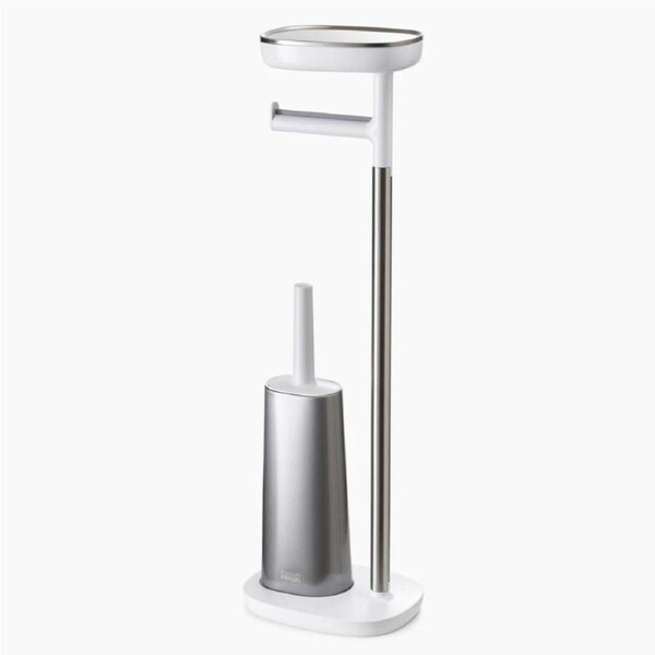 Joseph Joseph EasyStore Plus Toilet Roll Holder with Toilet Brush