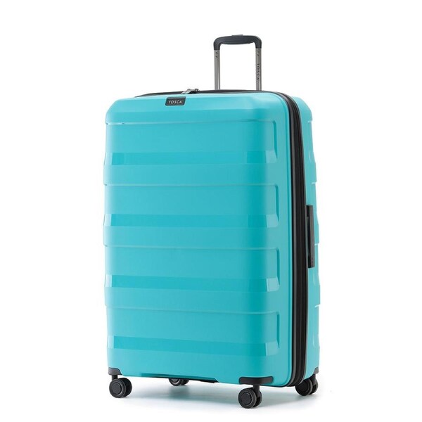Tosca Comet Trolley 4-Wheeled Suitcase Luggage Travel Bag 32" - Teal Blue