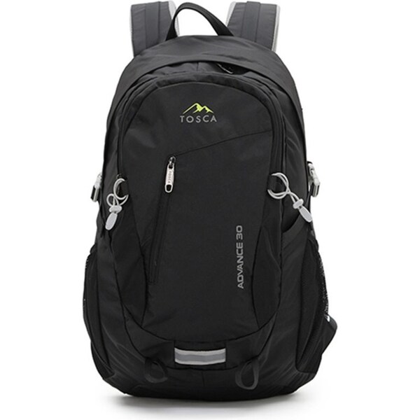 Tosca 30L Lightweight Deluxe Travel Outdoor Adjustable Backpack Bag Black
