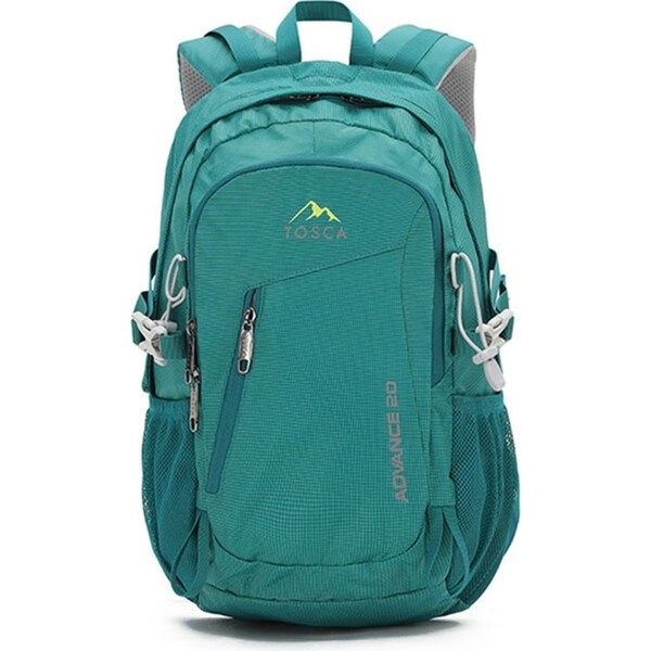 Tosca 20L Lightweight Deluxe Travel Outdoor Adjustable Backpack Bag Green