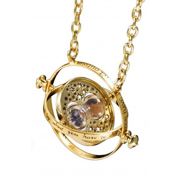 Harry Potter Hermione's Time Turner 24k Gold Plated Necklace