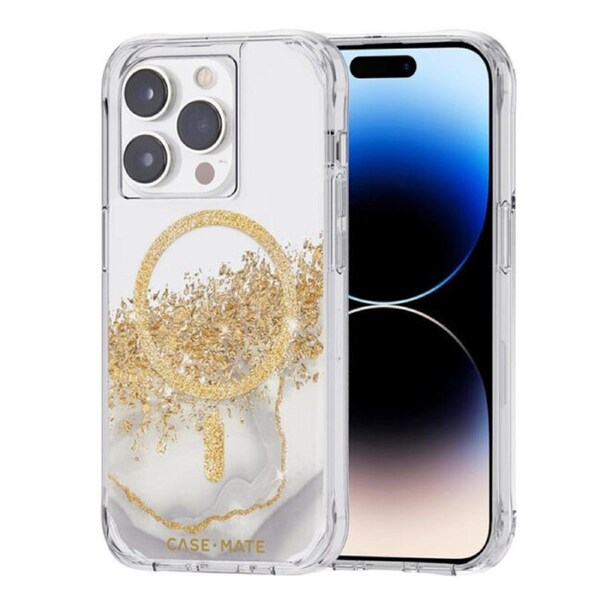 Case-Mate Karat Marble Magsafe Case (Suits iPhone 14 Pro)