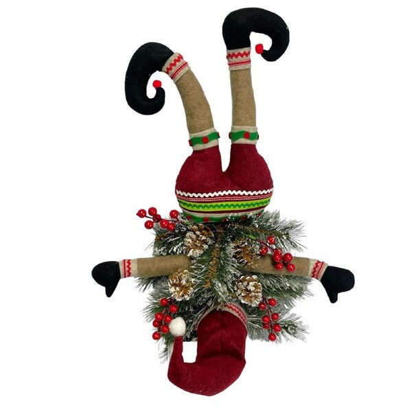 Wreath with deer Legs stuck 57cm
