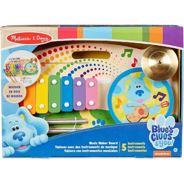 Melissa & Doug Blue's Clues & You Music Maker Wooden Board 2+